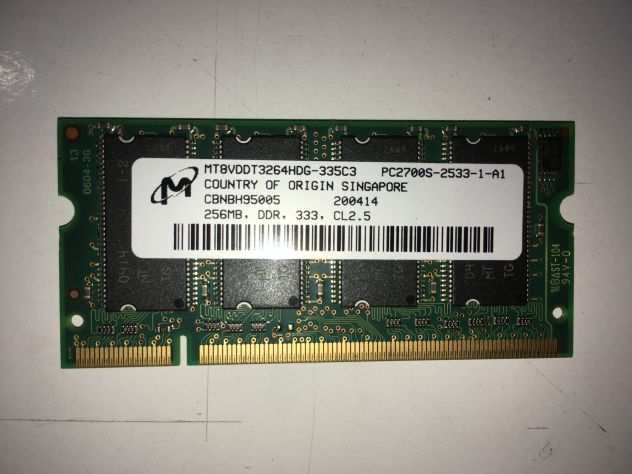 RAM SO-DIMM DDR 333 256 MB