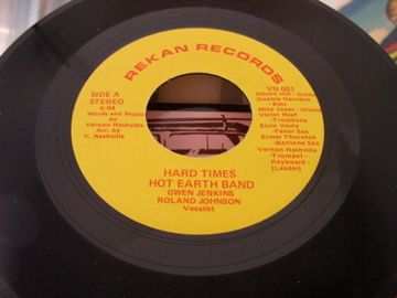 raro 45 giri soul disco  hot earth band  indie