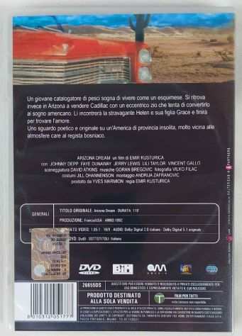 Raro Arizona Dream Emir Kusturica(Regista) con Johnny Depp DVD Video-BIM, 1992