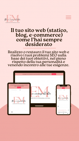 Realizzazione e gestione siti web, blog e e-commerce