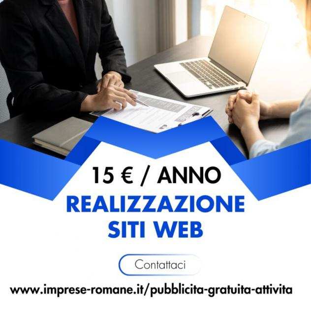 Realizzazione Siti Web a partire da 15   Anno