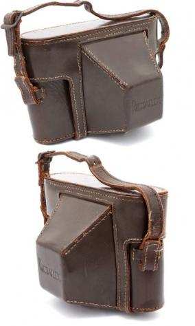 Rectaflex borsa leather case made in Italy italian camera. Borsa per fotocamera