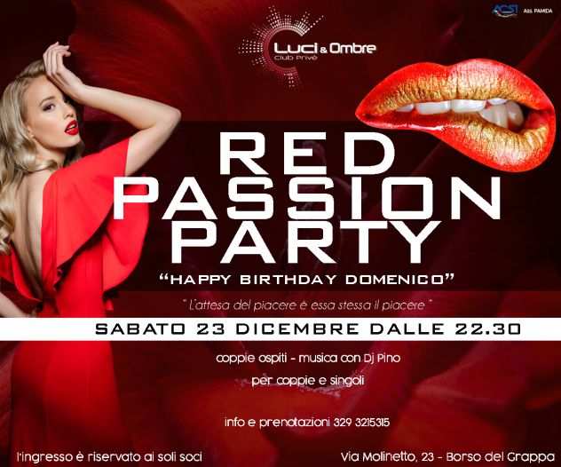 Red Passion Party HBDay Domenico