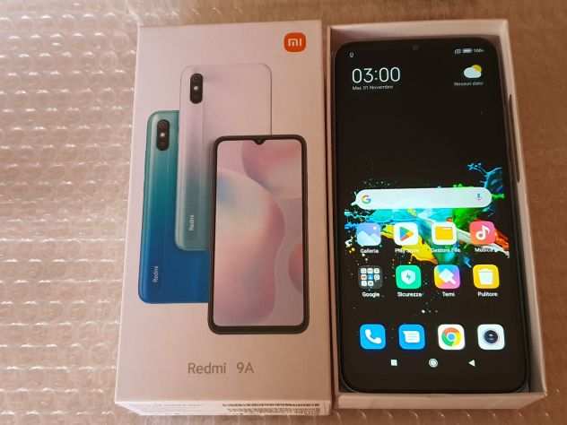 Redmi 9A DS 32GB2GB colore Glacial Blue