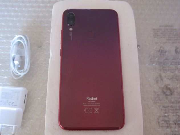 Redmi note 7 64GB4 RAM colore NEBULA RED