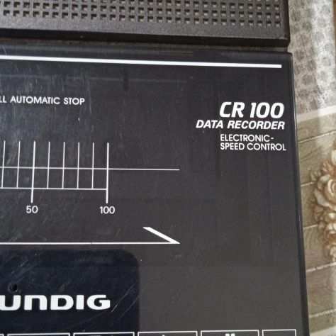 Registratore a cassette Grundig cr 100