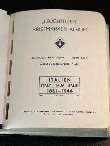 Regno dItalia  Repubblica 18671990 - Collezione molto ampia sullalbum Leuchtturm