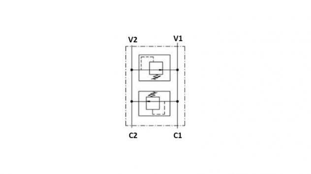 REGOLATORE DI PRESSIONE IDRAULICA 10-180 BAR PER MOTORE IDRAULICO MP-MR-MH