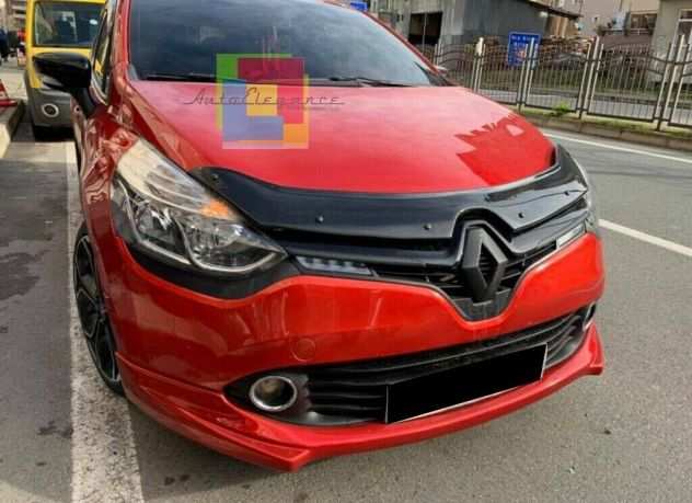 RENAULT CLIO 4 16-19 LAMA SOTTO PARAURTI ANTERIORE IN ABS LOOK SPLITTER RS