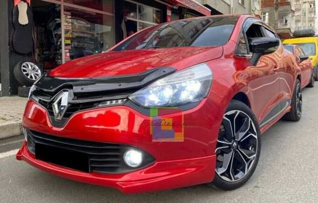 RENAULT CLIO 4 16-19 LAMA SOTTO PARAURTI ANTERIORE IN ABS LOOK SPLITTER RS