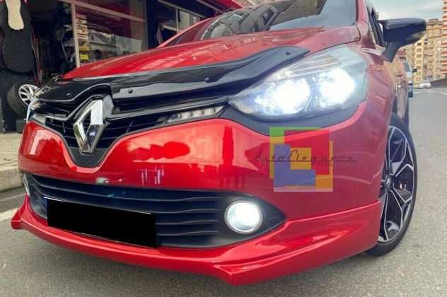 RENAULT CLIO 4 16-19 LAMA SOTTO PARAURTI ANTERIORE IN ABS LOOK SPLITTER RS