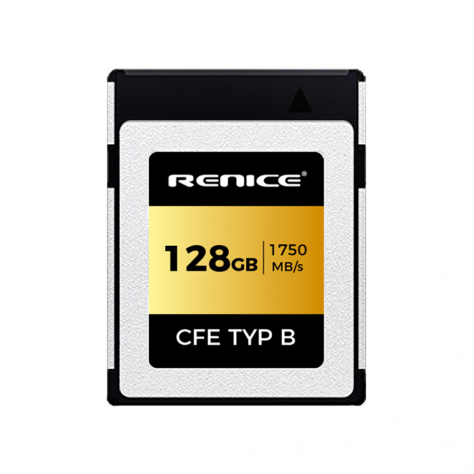 RENICE CFexpress Type B Card 128GB Continuous Up to 1750MBS Read-Adopt pSLC Mod