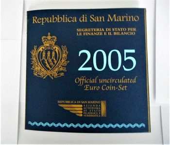 Rep. Di San Marino-Monete Divisionali FDC-anno 2005