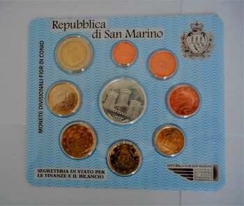 Rep. Di San Marino-Monete Divisionali FDC-anno 2005