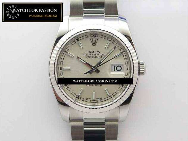 REPLICA ROLEX DATEJUST 36 SS 116234 BEST EDITION 904L QUADRANTE IN ACCIAIO BIANCO