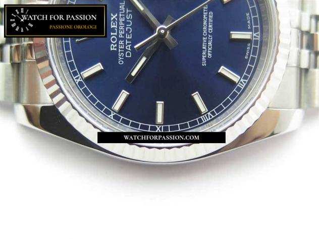 REPLICA ROLEX DATEJUST 36 SS 116234 BEST EDITION 904L QUADRANTE IN ACCIAIO E ARGENTO SU BRACCIALE JUBILEE