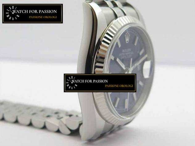 REPLICA ROLEX DATEJUST 36 SS BEST EDITION 904L ACCIAIO QUADRANTE BLU SU BRACCIALE JUBILEE