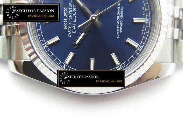 REPLICA ROLEX DATEJUST 36 SS BEST EDITION 904L ACCIAIO QUADRANTE BLU SU BRACCIALE JUBILEE