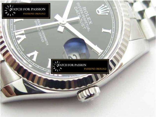 REPLICA ROLEX DATEJUST 36 SS BEST EDITION 904L QUADRANTE IN ACCIAIO BLUE, BRACCIALE IN ACCIAIO