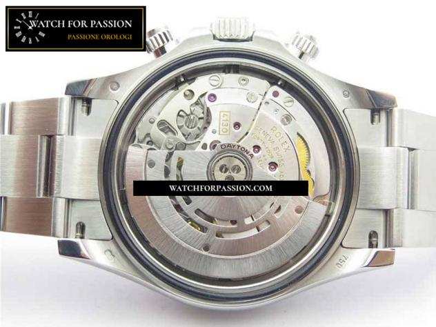 REPLICA ROLEX DAYTONA 116509 SS BEST EDITION 904L SS CASSA E BRACCIALE GRIGIO  QUADRANTE NERO