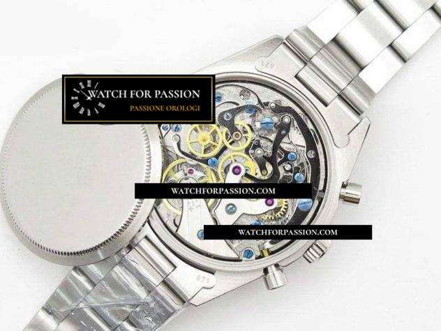 REPLICA ROLEX DAYTONA 6263 PAUL NEWMAN HAND WIND MOVEMENT SS VENUS 75 QUADRANTE NERO