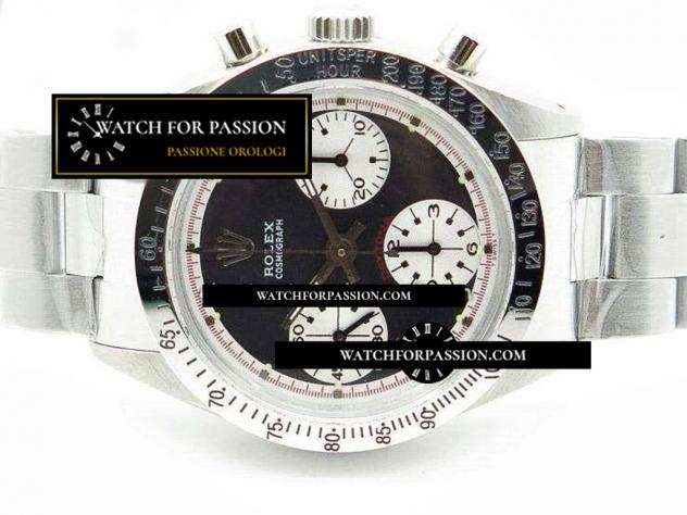 REPLICA ROLEX DAYTONA 6263 PAUL NEWMAN HAND WIND MOVEMENT SS VENUS 75 QUADRANTE NERO