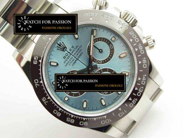 REPLICA ROLEX DAYTONA BEZEL CERAMICA MARRONE BEST EDITION 904L SS CASSA E BRACCIALE QUADRANTE BLU GHIACCIO