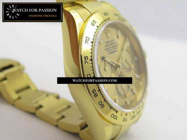 REPLICA ROLEX DAYTONA YG BEST EDITION 904L SS CASSA E BRACCIALE QUADRANTE ORO GIALLO