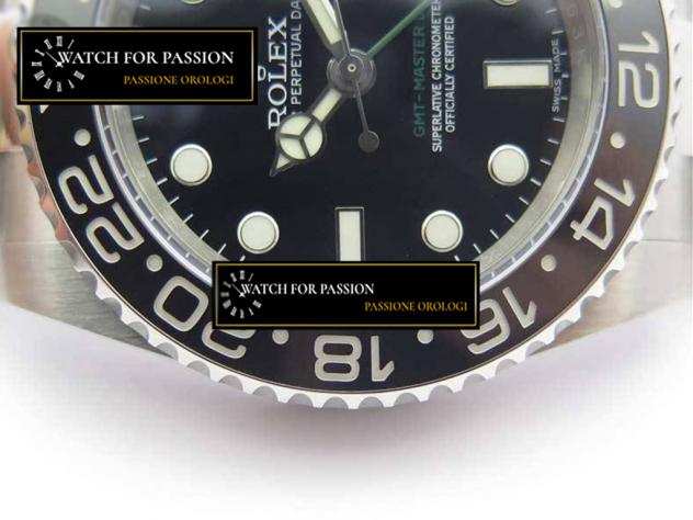 REPLICA ROLEX GMT-MASTER II 116710 LN CERAMICA NERA 904L ACCIAIO BEST EDITION