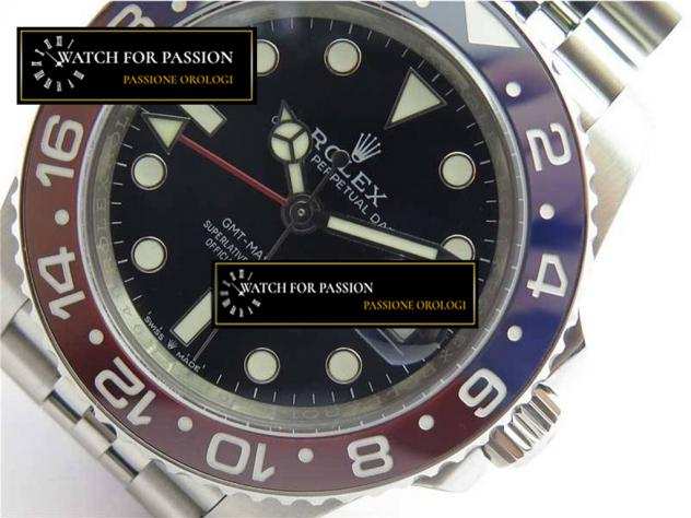 REPLICA ROLEX GMT MASTER II 126710 BLRO REAL CERAMIC 904L SS BEST EDITION ON BRACELET