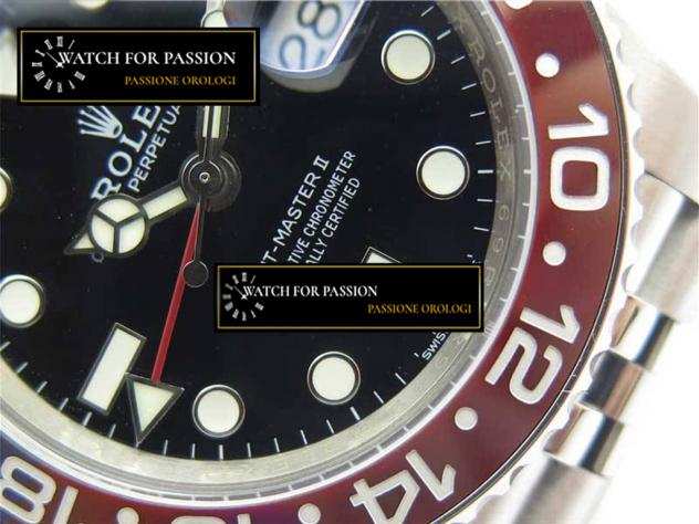 REPLICA ROLEX GMT MASTER II 126710 BLRO REAL CERAMIC 904L SS BEST EDITION ON BRACELET