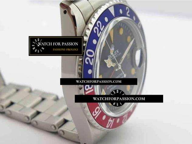 REPLICA ROLEX GMT-MASTER VINTAGE 1675 SS BP BEST EDITION BLU  ROSSO BEZEL