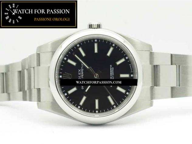 REPLICA ROLEX OYSTER PERPETUAL 39MM BEST EDITION 904L SS CASSA E BRACCIALE SU QUADRANTE NERO