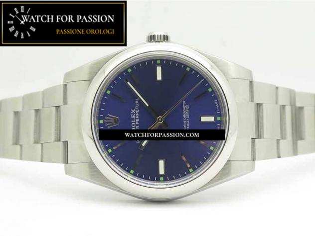 REPLICA ROLEX OYSTER PERPETUAL 39MM BEST EDITION CASSA E BRACCIALE CON QUADRANTE BLU