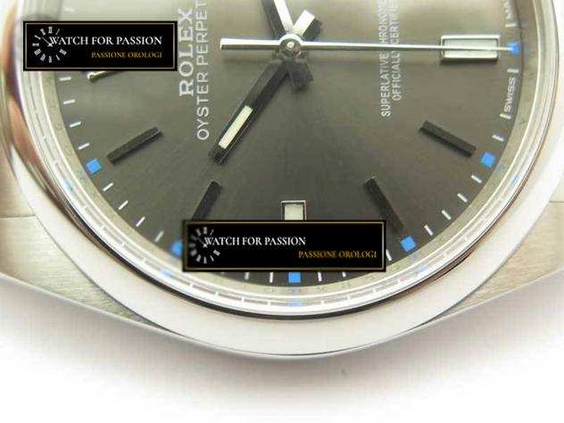 REPLICA ROLEX OYSTER PERPETUAL 39MM BEST EDITION CASSA E BRACCIALE, QUADRANTE RODIATO GRIGIO