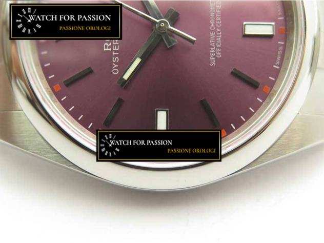 REPLICA ROLEX OYSTER PERPETUAL 39MM BEST EDITION CASSA E BRACCIALETTO CON QUADRANTE ROSSO VINACCIA