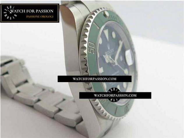 REPLICA ROLEX SUBMARINER 116610 LV VERDE CERAMICA BEST EDITION CASSA E BRACCIALE IN ACCIAIO INOSSIDABILE 904L