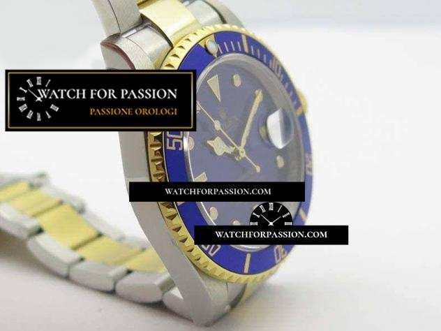 REPLICA ROLEX SUBMARINER BP MAKER CON QUADRANTE BLU SS  YG CASSA SU BRACCIALE IN ACCIAIO INOX