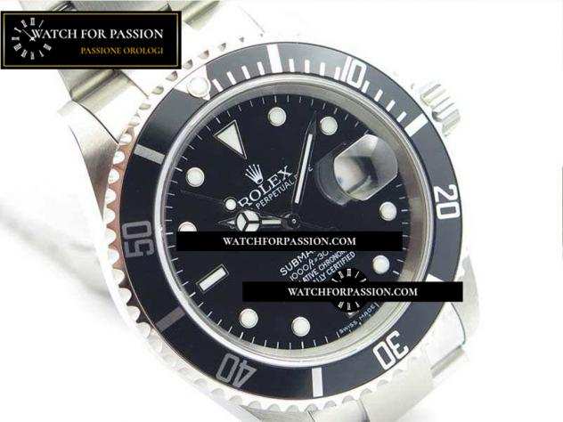 REPLICA ROLEX SUBMARINER LN NERO SENZA INCISIONE E REHAUT SU BRACCIALE