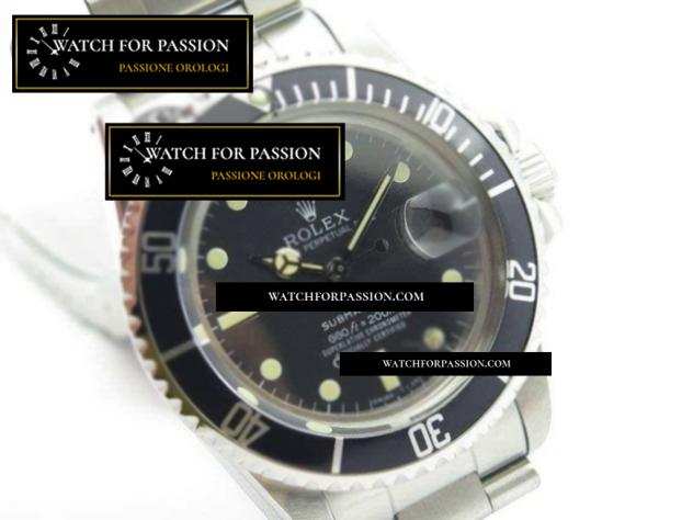 REPLICA ROLEX VINTAGE 1680 BEST EDITION SUBMARINER CON QUADRANTE BIANCO 200M (QUADRANTE ILLUMINATO AL BUIO)