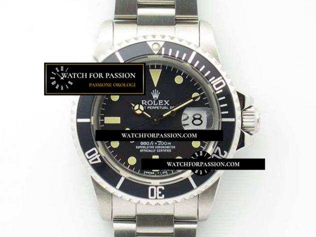 REPLICA ROLEX VINTAGE 1680 SUBMARINER QUADRANTE IN CERAMICA NERO BEST EDITION BEST EDITION (QUADRANTE E LANCETTE ILLUMINATI)