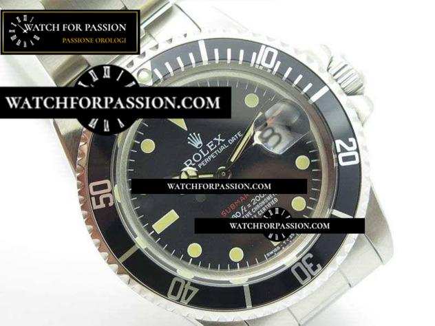 REPLICA ROLEX VINTAGE 1680 SUBMARINER QUADRANTE IN CERAMICA NERO BEST EDITION BEST EDITION (QUADRANTE E LANCETTE ILLUMINATI)