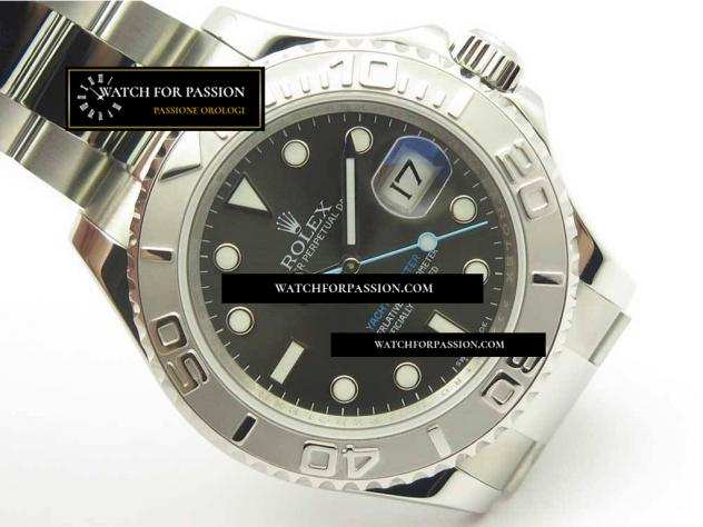 REPLICA ROLEX YACHT-MASTER 116622 BEST EDITION QUADRANTE E BRACCIALE RODIATO SCURO