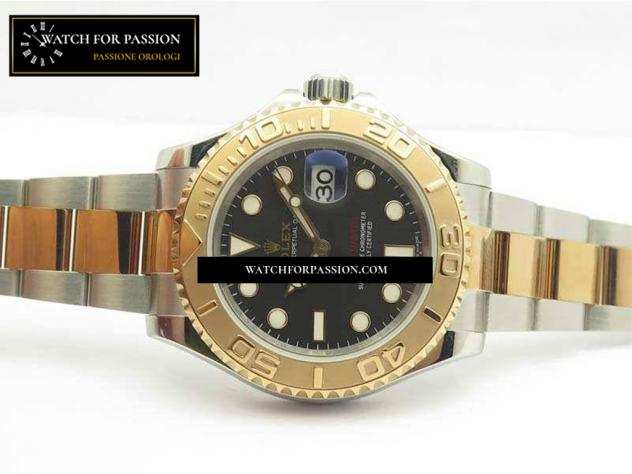 REPLICA ROLEX YACHT-MASTER 116622 BEST EDITION QUADRANTE E BRACCIALE RODIATO SCURO YACHT-MASTER 116622 BEST EDITION QUADRANTE NERO PLACCATO IN ORO 18