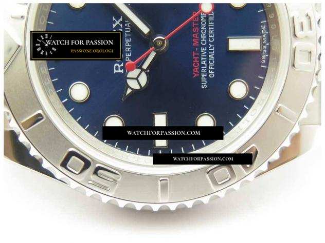 REPLICA ROLEX YACHT-MASTER 116622 CON QUADRANTE BLU BEST EDITION SU BRACCIALE IN ACCIAIO INOX SS