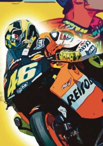 Repsol Honda Team - MotoGP - Valentino Rossi Honda HRC Limited Edition 33 (LAST COPY WORLDWIDE) - 2023 - Artwork