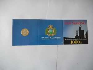 REPUBBLICA DI SAN MARINO MONETA pound 1000 DEL 1997