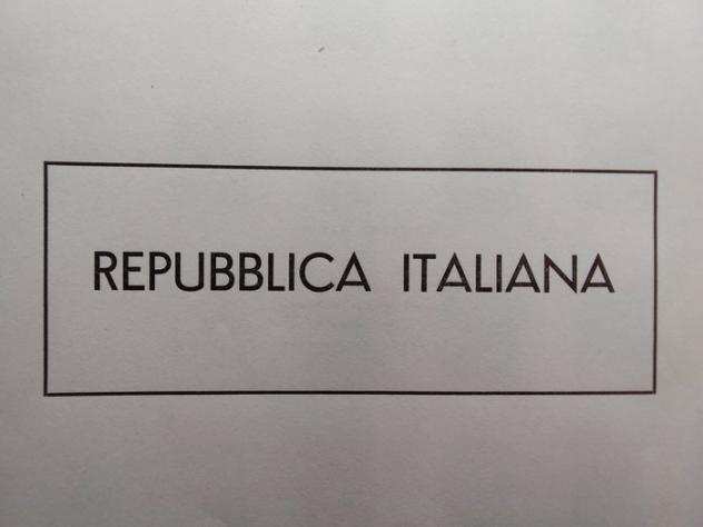 Repubblica Italiana 19451987 - Repubblica Italiana 19451987 collezione del periodo nuova gomma integra - Sassone 2022