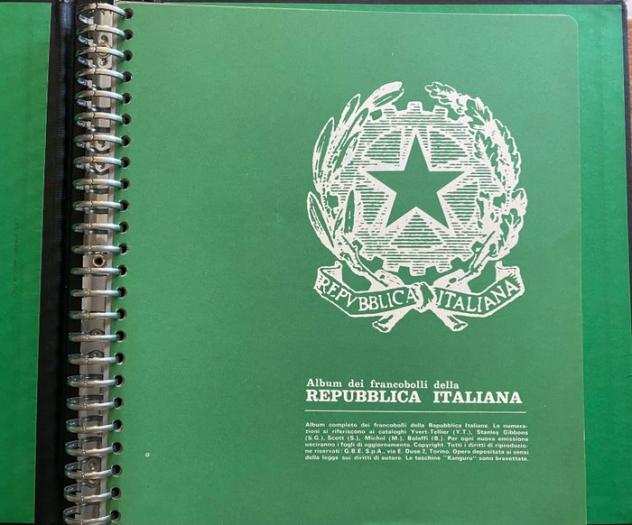 Repubblica Italiana 19461977 - Collezione completa servizi Repubblica Italiana ottimo stato tutti MNH in album BOLAFFI