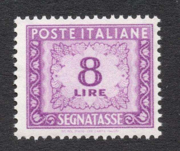 Repubblica Italiana 19551981 - Segnatasse Stella MNH Certificato Bolaffi - Sassone 2022 S. 2313a